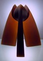 Three Gracies 2000, 32x37x37 cm, lost wax mold melted glass, RIT Rochester