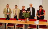 Josef Kříž, František Janák, František Kučera, Zbyněk Jech a Marie Kronďáková