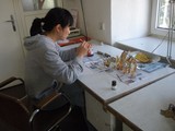 Zhu Li Yue - work at the Glass school and in Ajeto glassworks