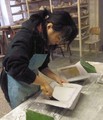 Zhu Li Yue making mold